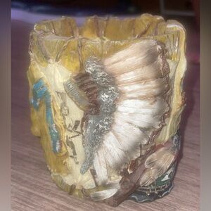 Resin Pencil/Pen Holder - Native American Theme